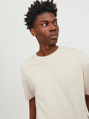 T-Shirt 'BRADLEY' JACK & JONES en beige