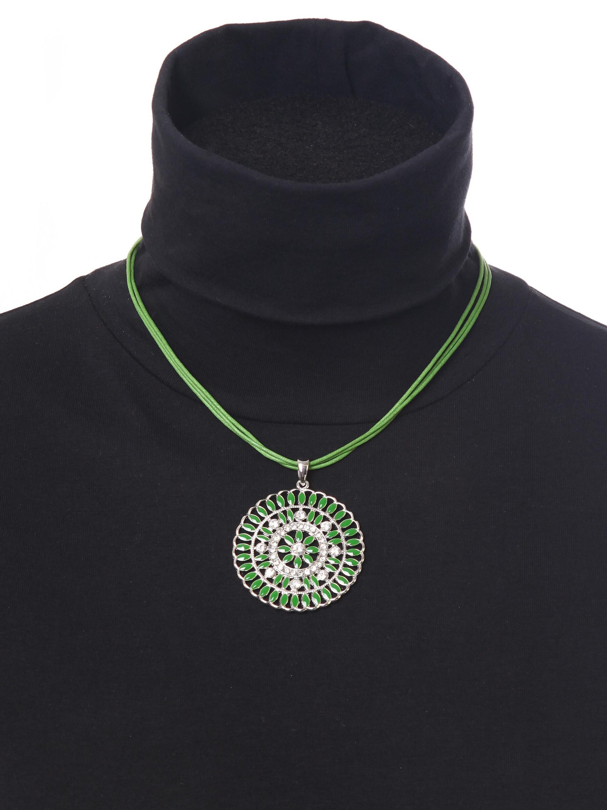 COLLEZIONE ALESSANDRO Necklace 'Marle' in Green