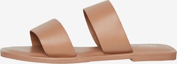 VERO MODA Mules 'Sun Glow' in Brown: front