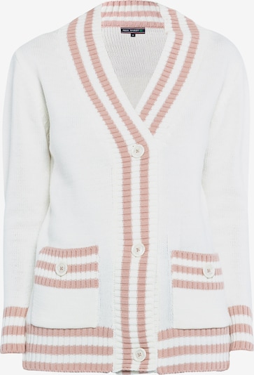 Felix Hardy Knit cardigan in Pink / White, Item view