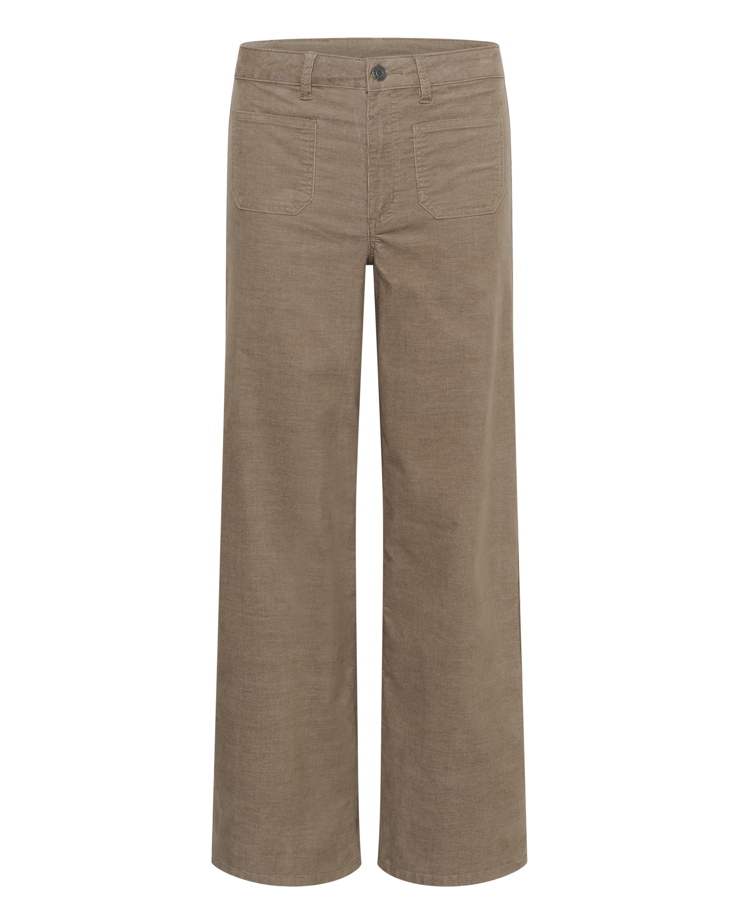Kaffe regular Bukser i beige: forside