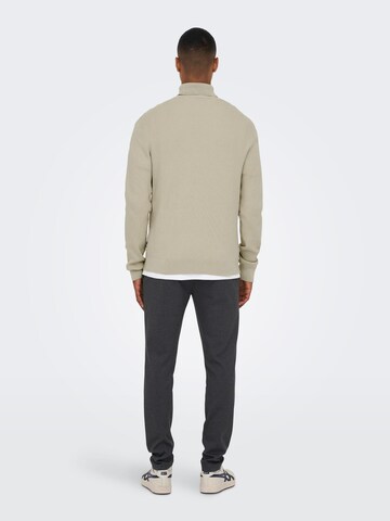 Only & Sons Sweater 'Phil' in Grey