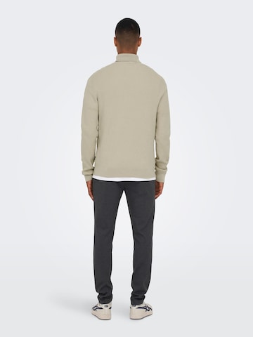 Only & Sons - Jersey 'Phil' en gris