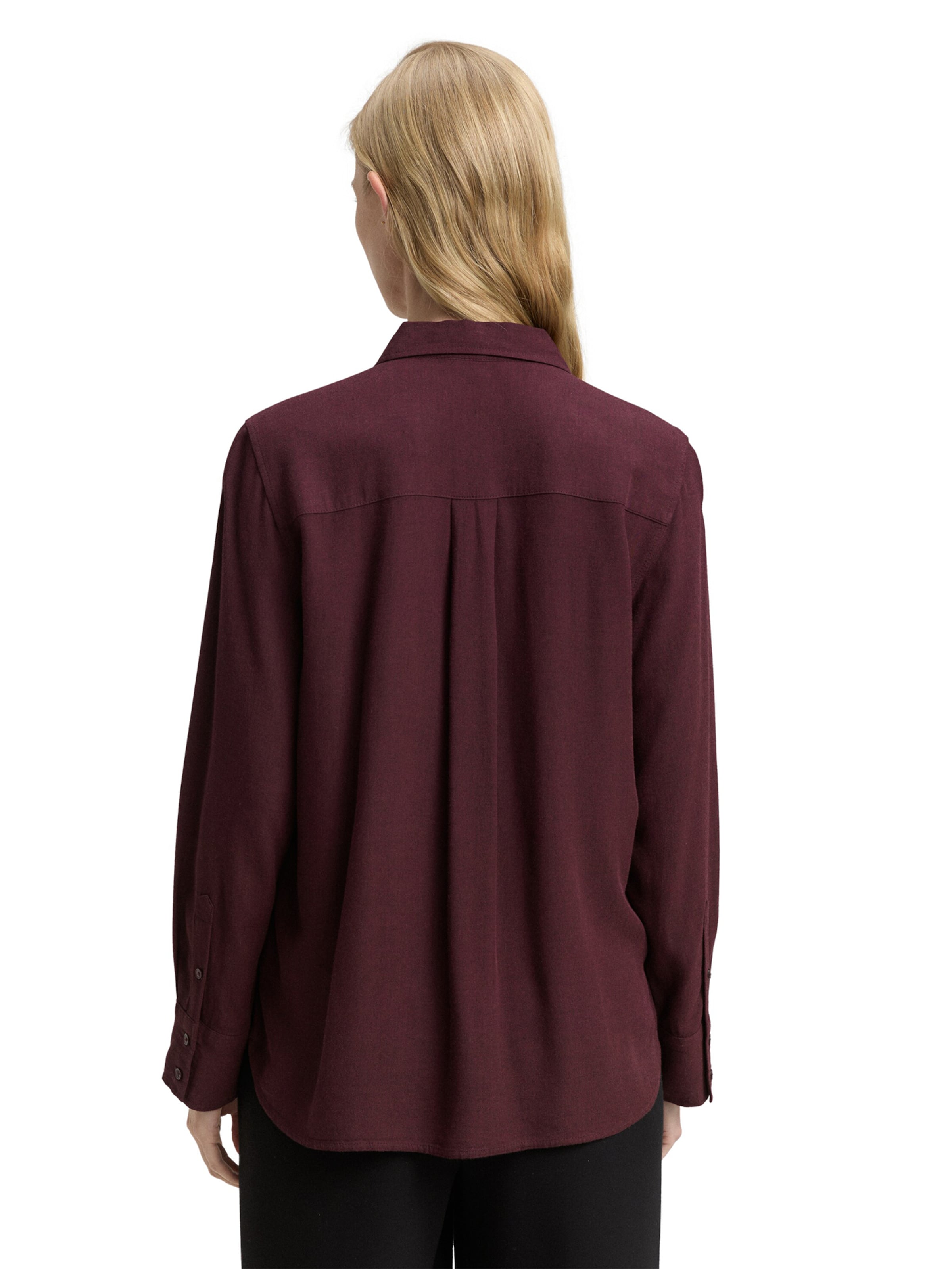 Chemisier TOM TAILOR en rouge