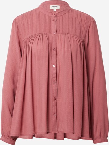 ONLY Blouse in Roze: voorkant