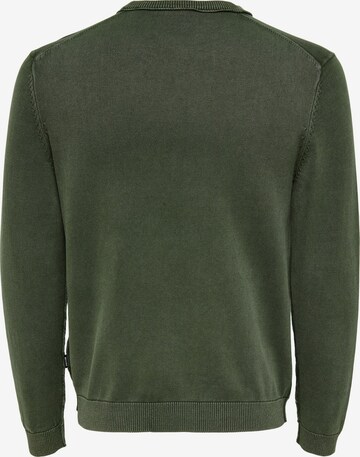 Only & Sons Pullover 'Clark' in Grün