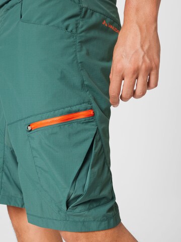 VAUDE Regular Workout Pants 'Tamaro' in Green