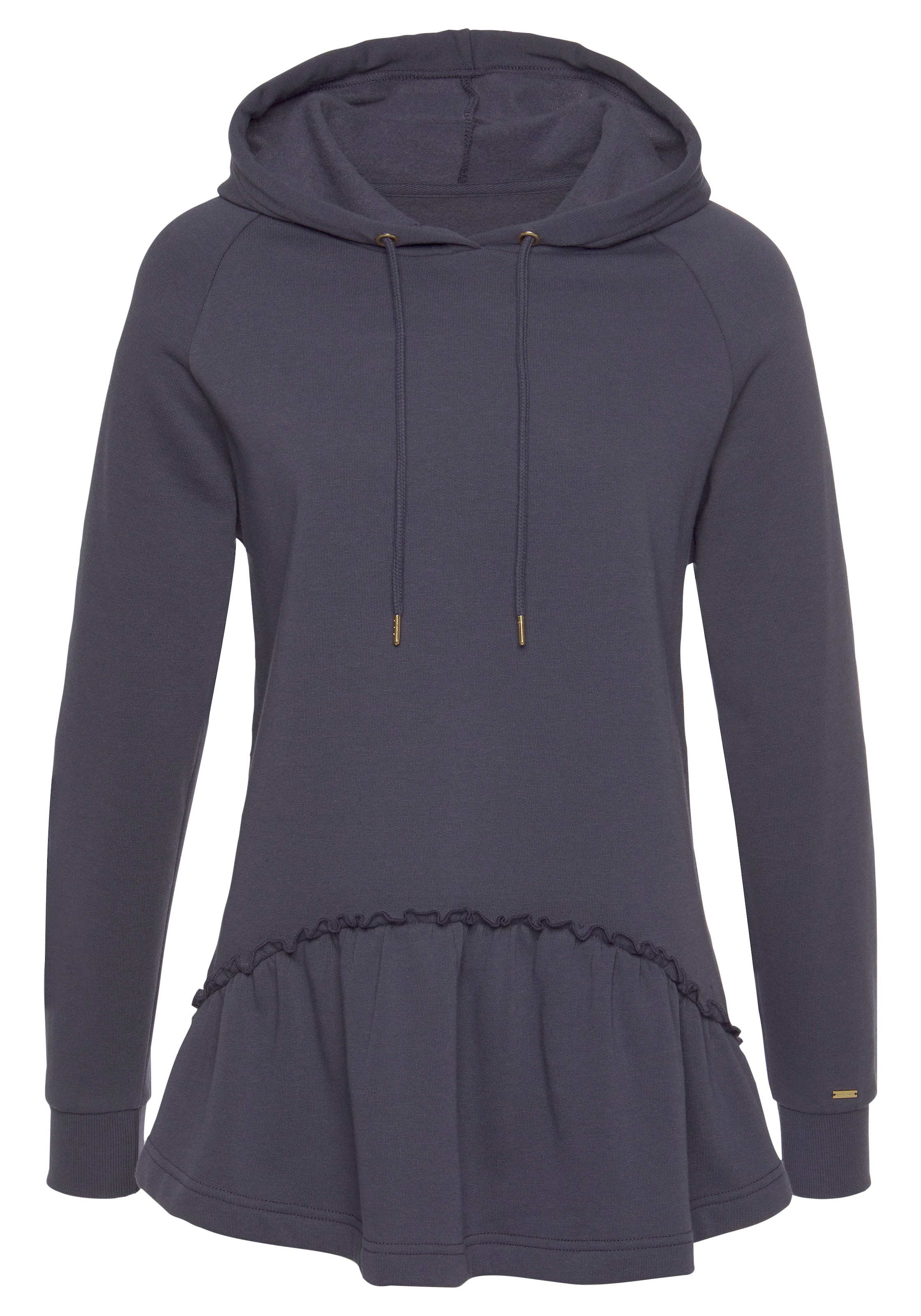 LASCANA Sweatshirt in Grey: front