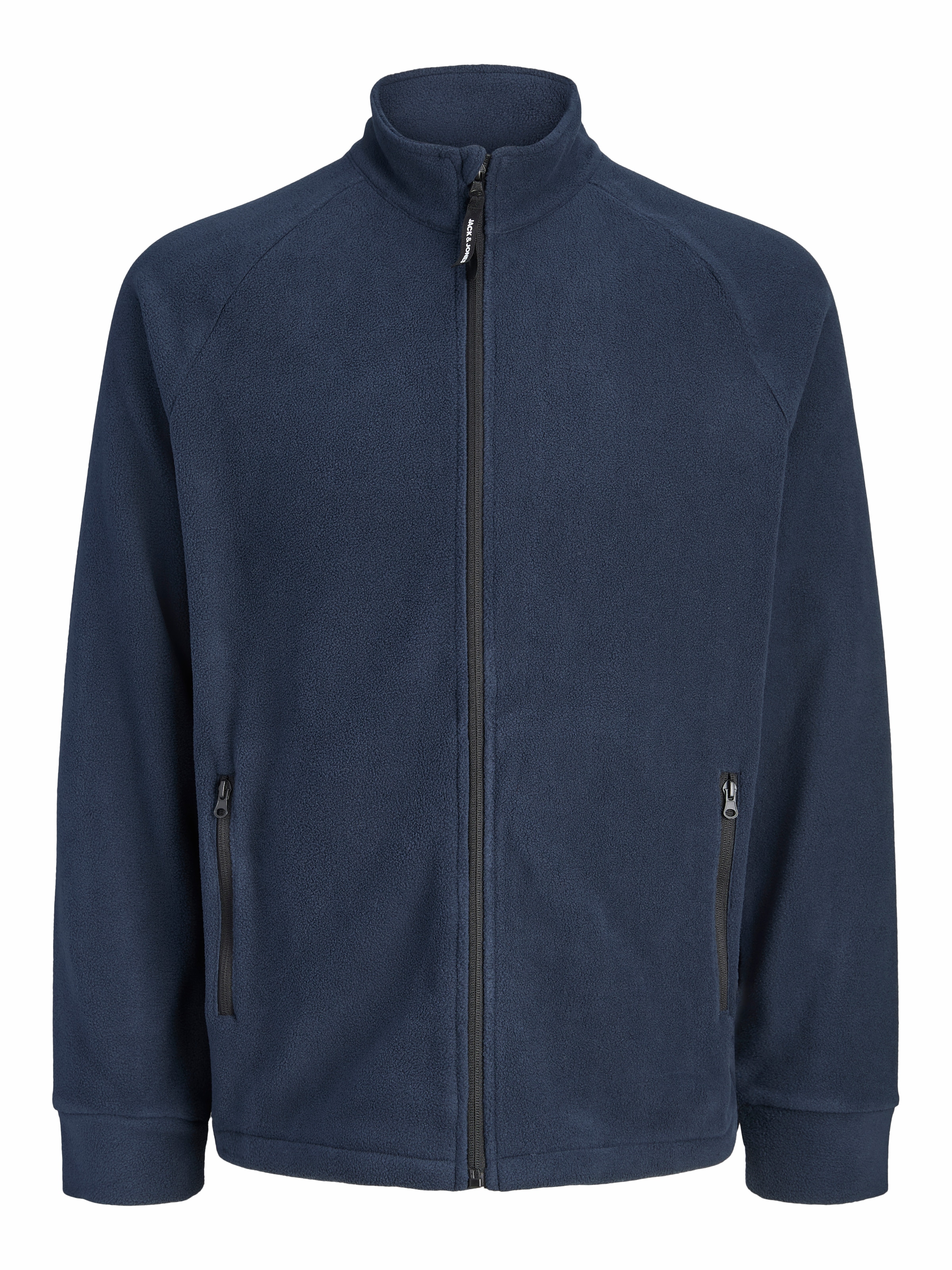 JACK & JONES Fleece Jacket 'JJPLUTO' in Blue: front