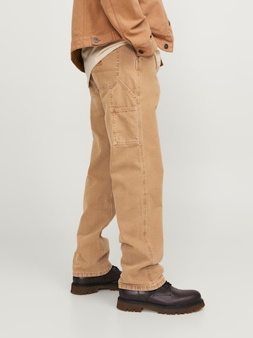 JACK & JONES Regular Jeans 'Eddie Carpenter' in Brown