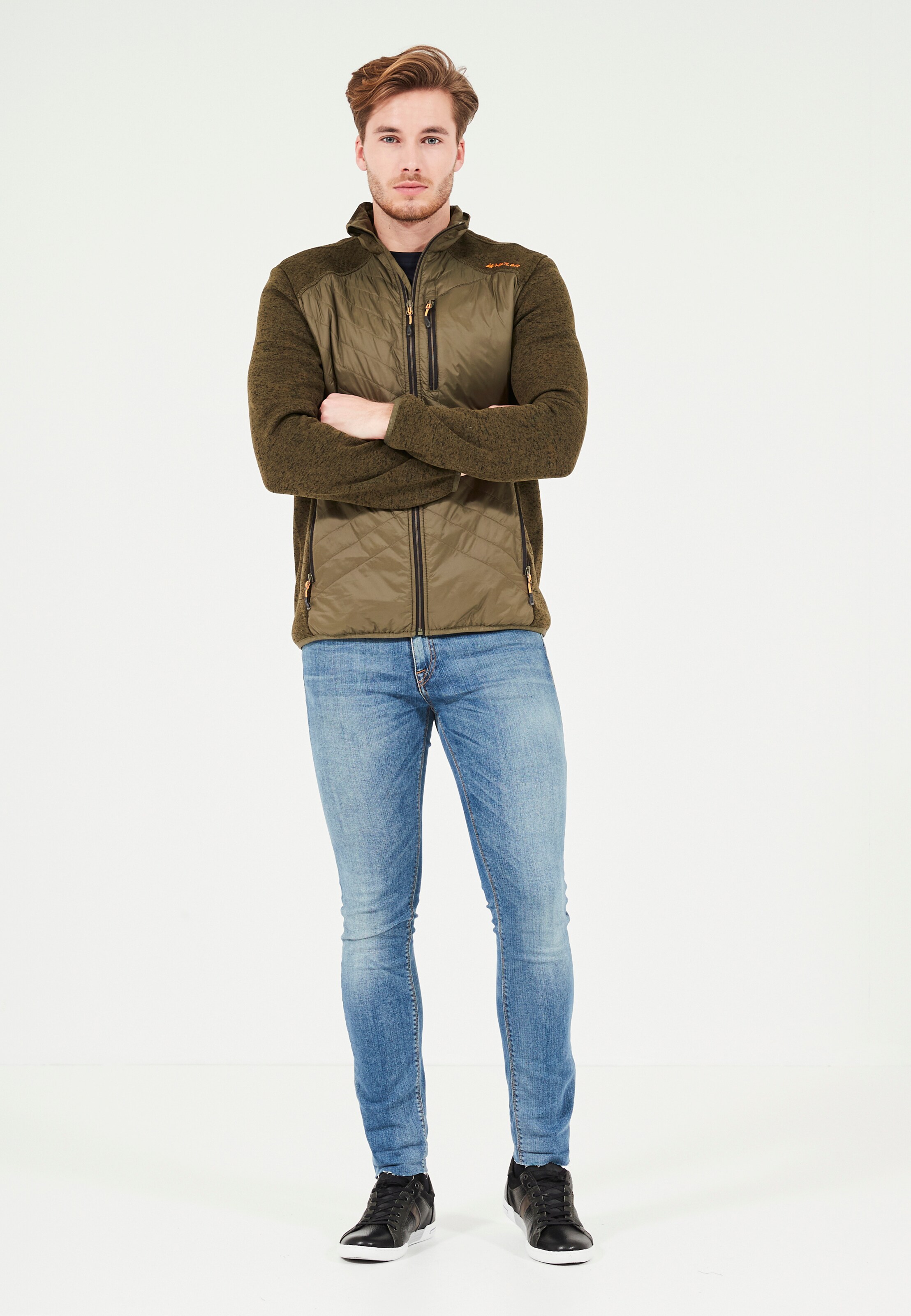 Whistler Outdoorjacke JAYDEN FLEECE HYBRID in Grün