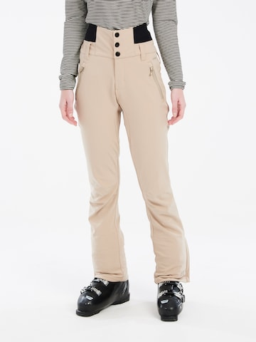 PROTEST Slimfit Sporthose 'PRTLULLABYOS' in Braun