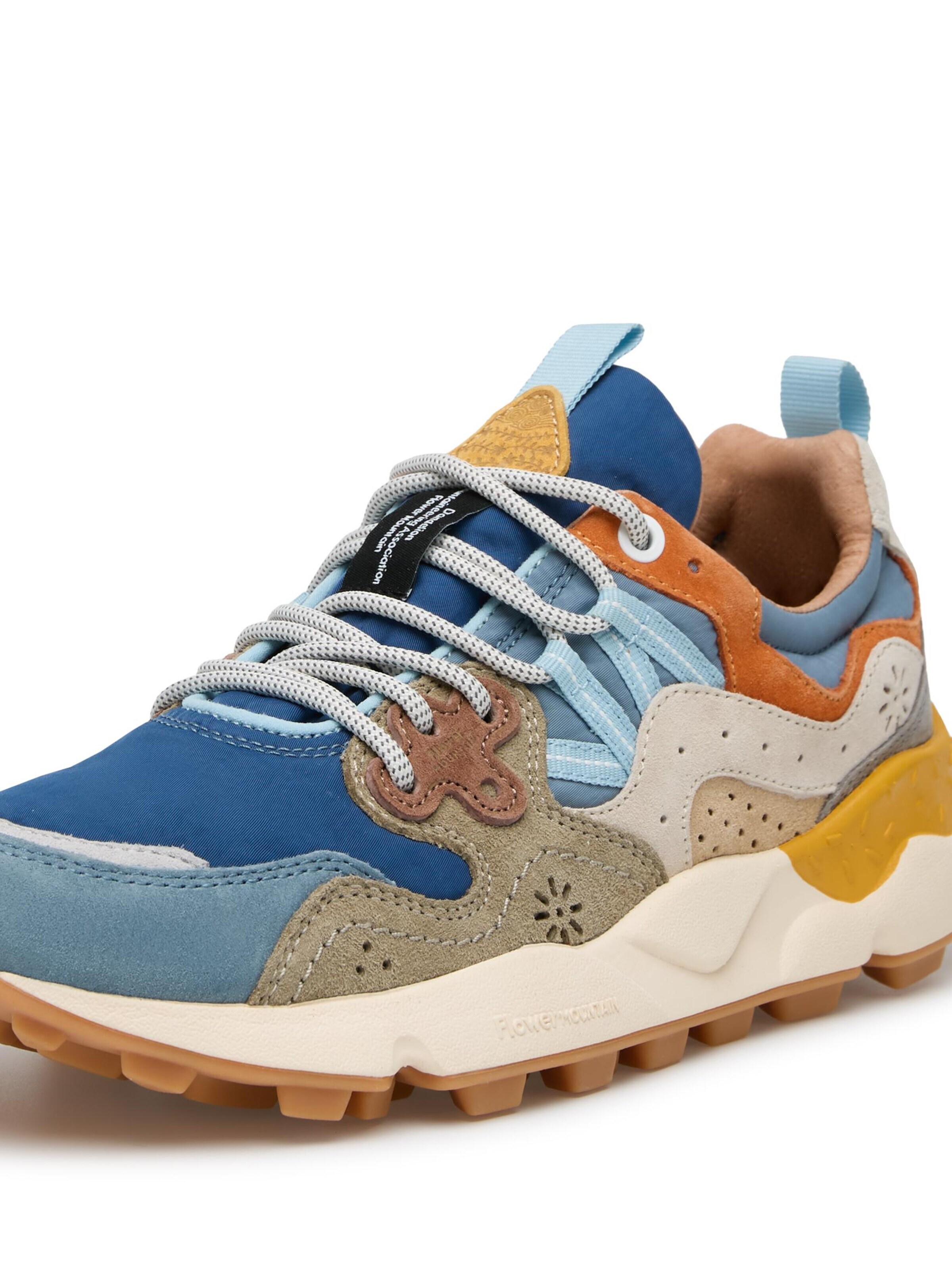 Baskets basses 'YAMANO 3 UNI' Flower Mountain en bleu