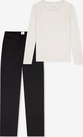 SCHIESSER Pyjama 'Mix & Relax' in Schwarz: Vorderseite