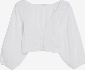 Bershka Bluse i hvit: forside