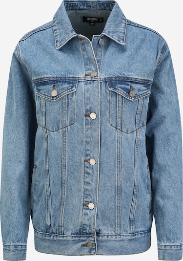 Missguided (Tall) Veste mi-saison en bleu denim, Vue avec produit