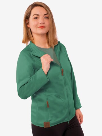 Gipfelglück Athletic Fleece Jacket 'Tamara' in Green