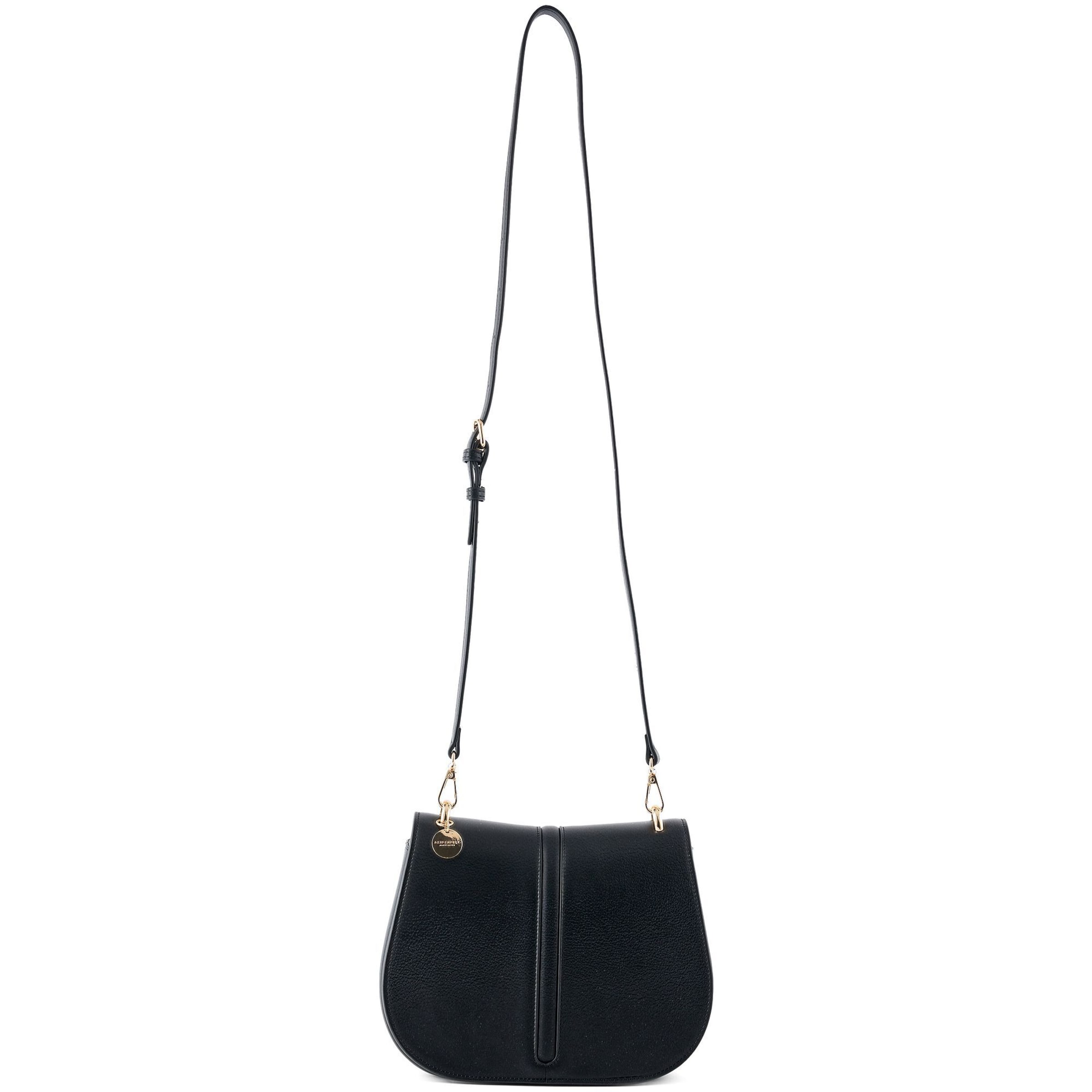 Seidenfelt Crossbody bag 'Alunda' in Black: front