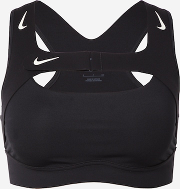 NIKE Bustier Sport-BH in Schwarz: predná strana