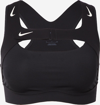 NIKE Soutien-gorge de sport en noir / blanc, Vue avec produit