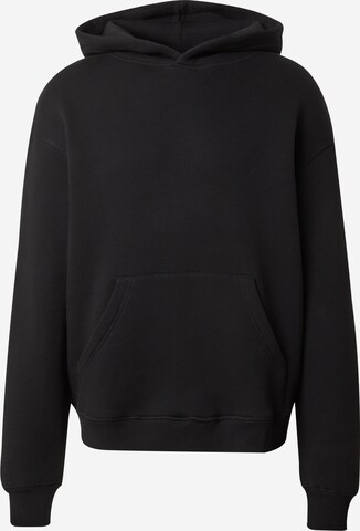 melns DAN FOX APPAREL Sportisks džemperis 'The Essential': no priekšpuses