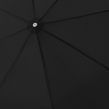Doppler Manufaktur Regenschirm in Schwarz