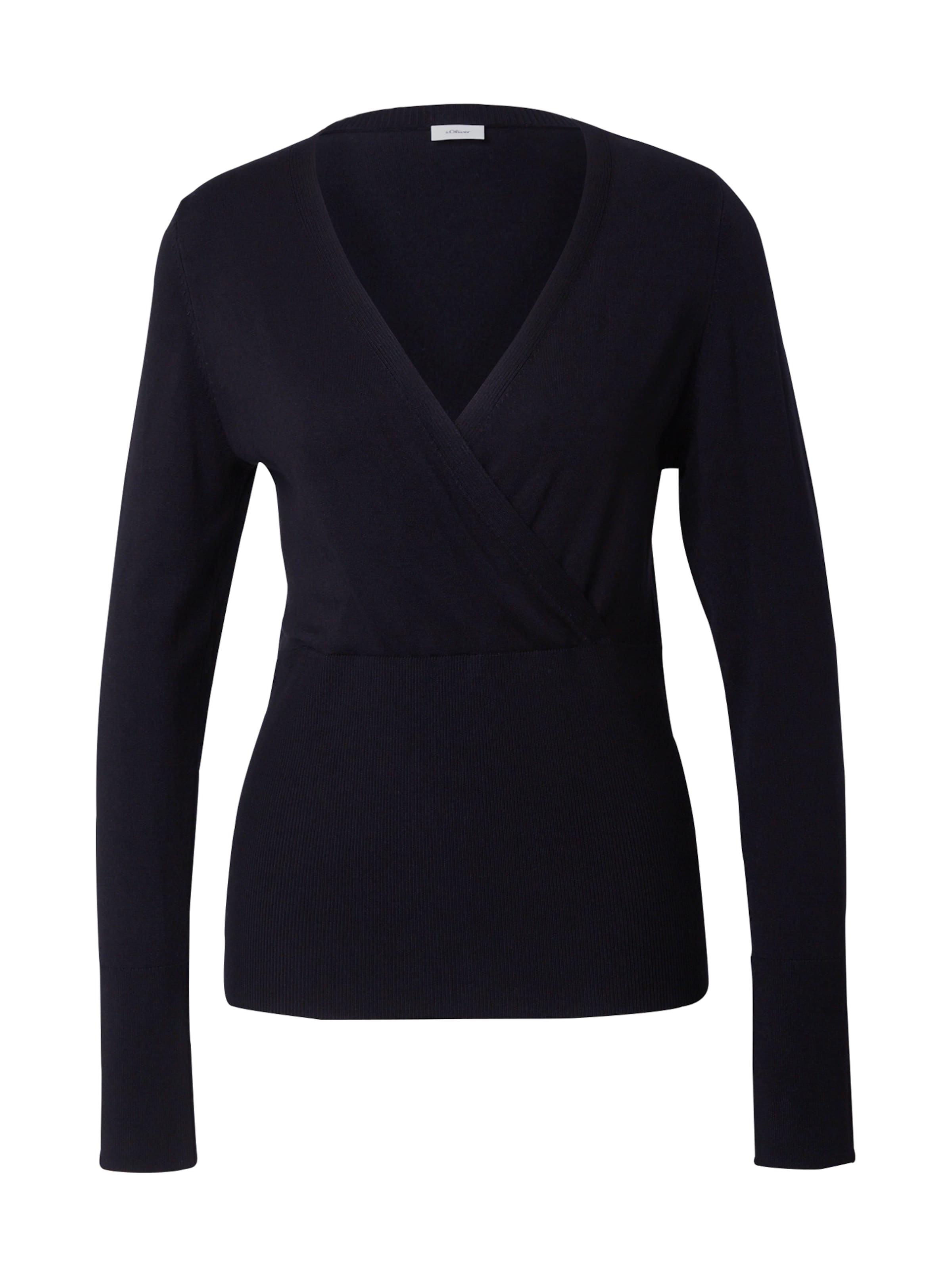 Pull-over s.Oliver BLACK LABEL en noir : devant