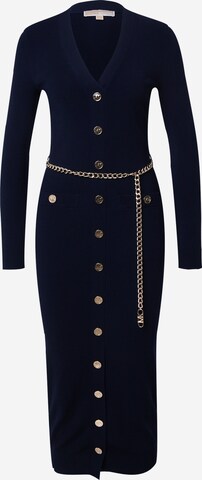 MICHAEL Michael Kors - Vestido de punto en azul: frente