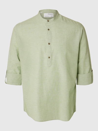 SELECTED Chemise en vert clair, Vue avec produit