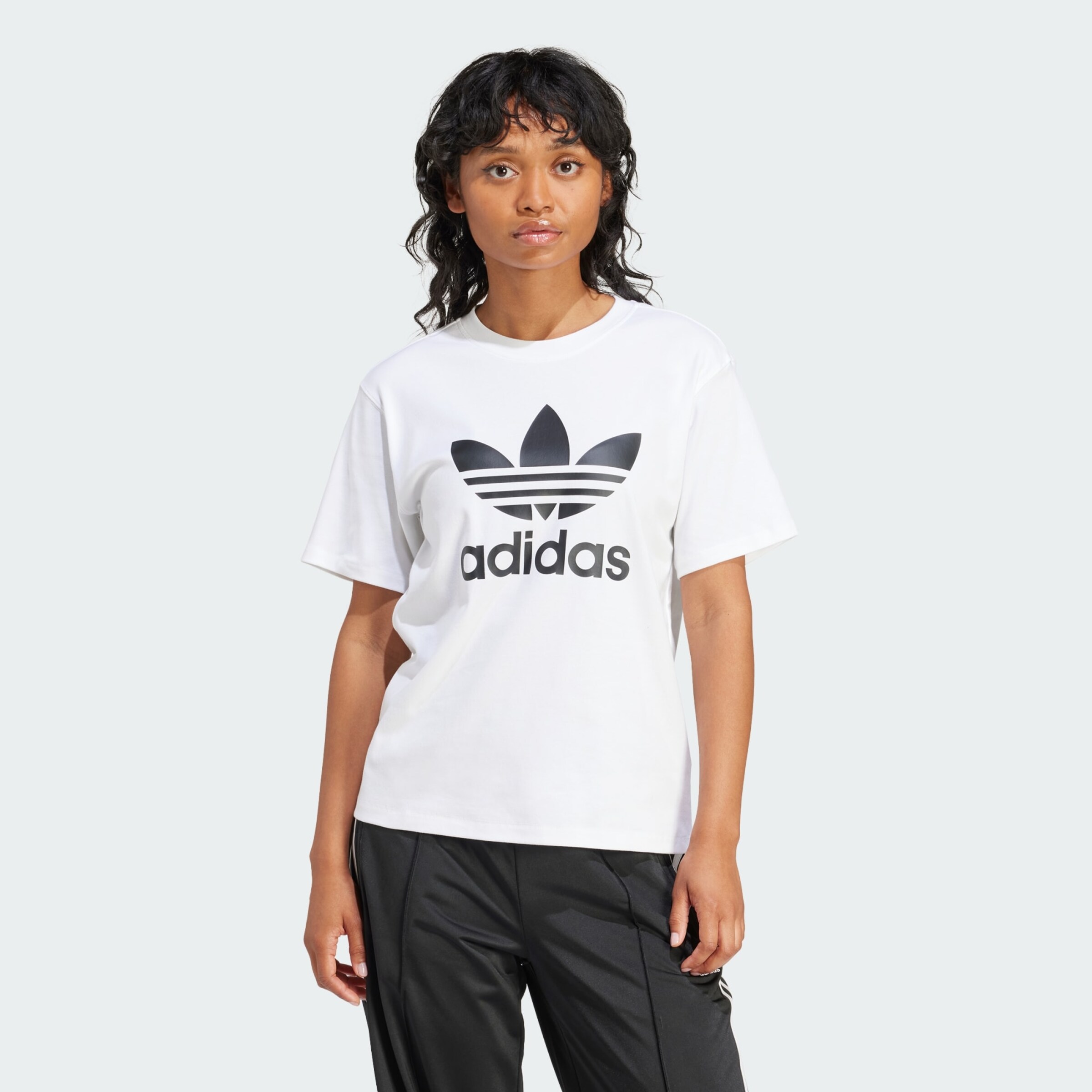 ADIDAS ORIGINALS Shirt 'Trefoil' in White | ABOUT YOU
