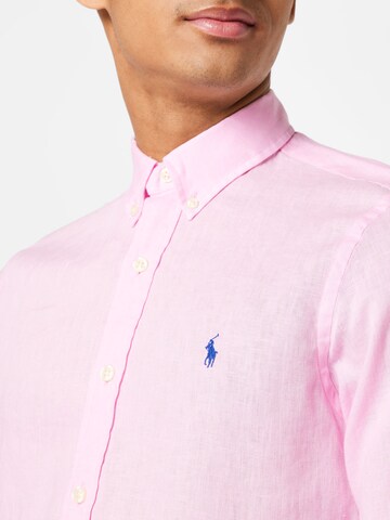 Polo Ralph Lauren Slim Fit Hemd in Pink