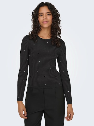 ONLY Pulóver 'ONLALICE' - fekete: elől