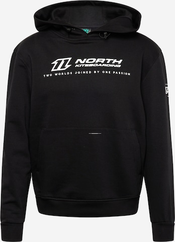 North Sails Sweatshirt in Zwart: voorkant