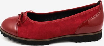 GABOR Ballet Flats in Red