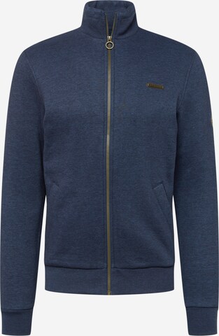 Ragwear Sweat jacket 'TRAYNE' in Blue: front