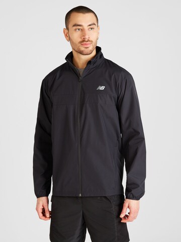 Veste de sport new balance en noir : devant