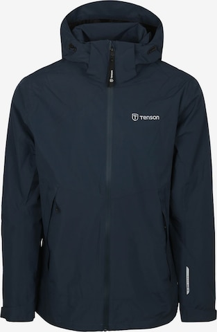 TENSON Winterjas 'Winga' in Blauw: voorkant