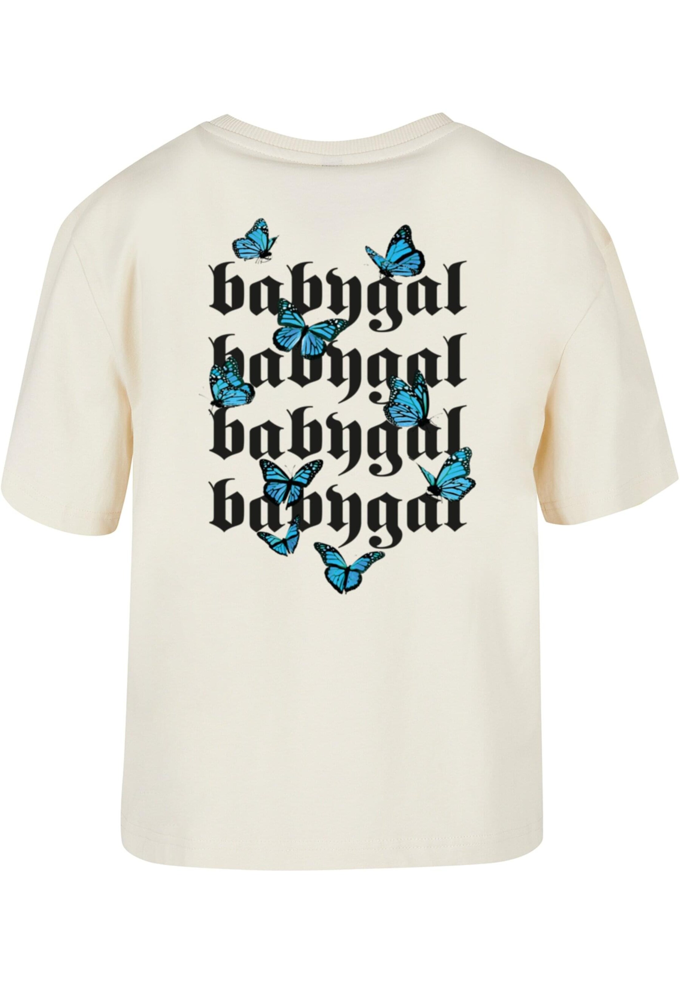 Maglietta 'Babygal' di Mister Tee in bianco