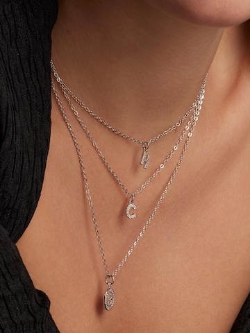 Collana 'Alphabet' di Luxenter in bianco