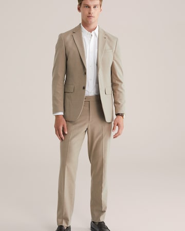 WE Fashion Přiléhavý střih Sako – béžová