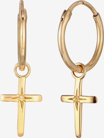 Boucles d'oreilles 'Kreuz' ELLI en or : devant