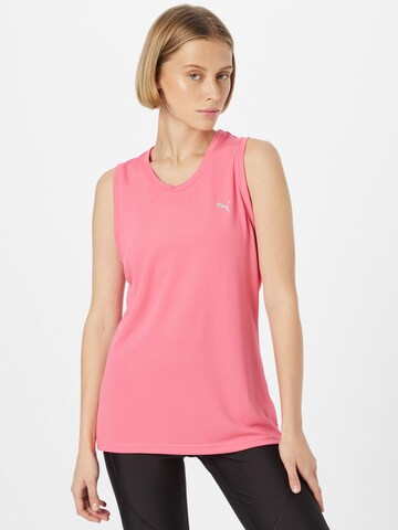 PUMA - Top deportivo en rosa: frente