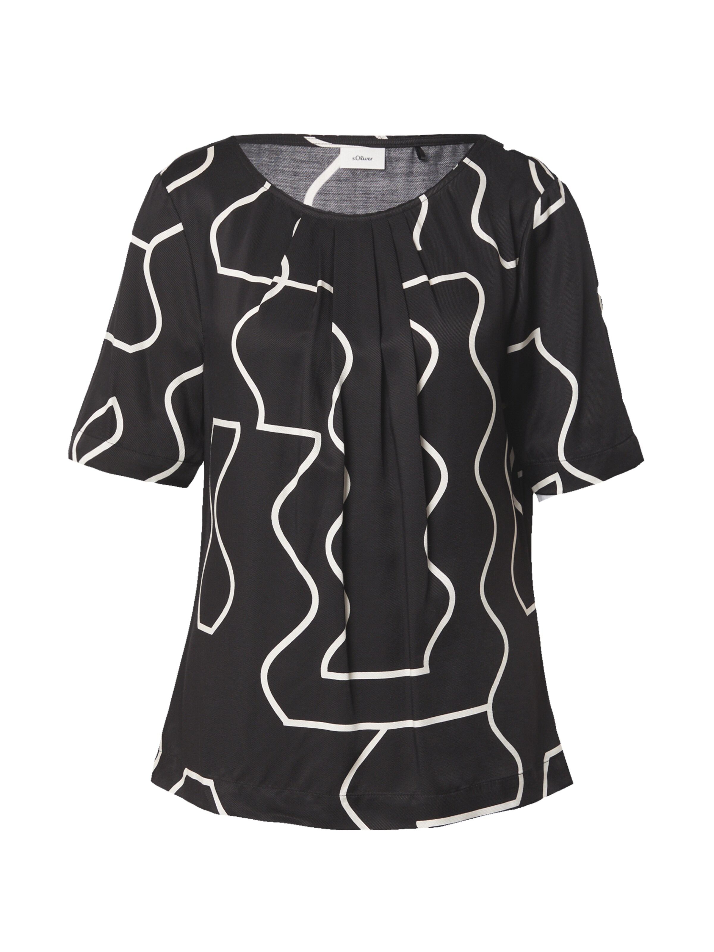 Chemisier s.Oliver BLACK LABEL en noir : devant