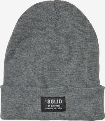 !Solid Mütze 'Irwin' in Grau: Vorderseite