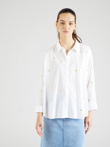 ONLY - Blusa 'NEW LINA GRACE' en blanco: frente