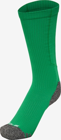 Chaussettes de sport 'Pro' Hummel en vert : devant