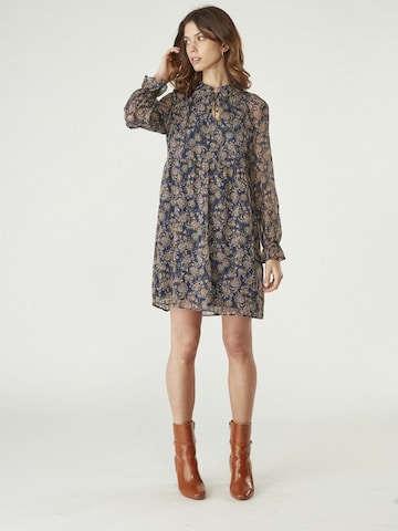 NAF NAF Shirt Dress ' Palou ' in Blue