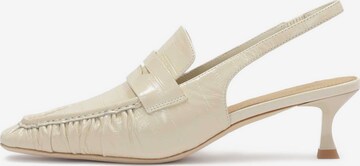 Kazar Studio Pumps in Wit: voorkant