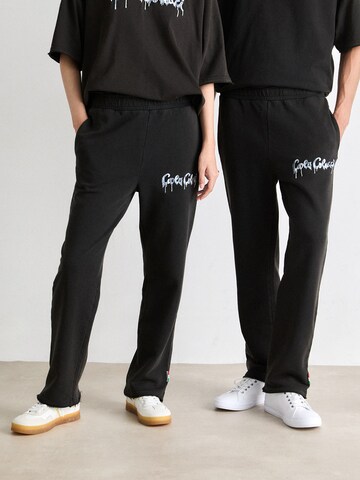 regular Pantaloni 'Epifani' di Carlo Colucci in nero: frontale