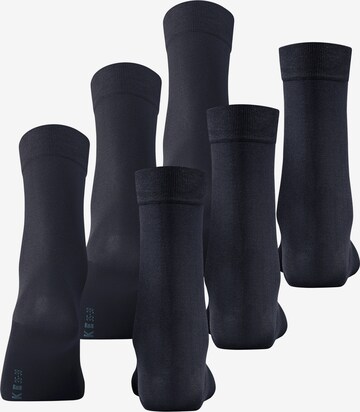 FALKE Socks 'Cotton Touch' in Blue